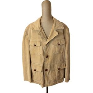 Vintage 1970s English Squire Men’s Corduroy Jacket Size 40
